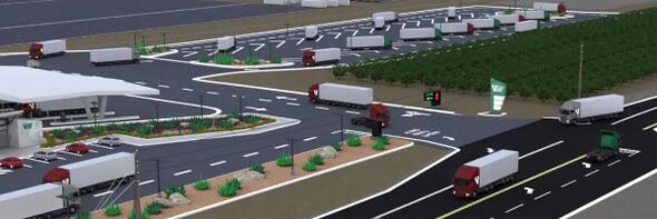 Electric Truck Charging Depot in Salem