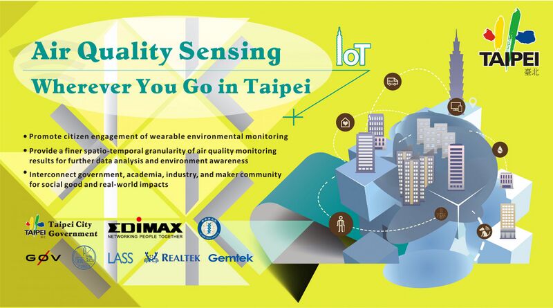 Air Quality Sensing Wherever You Go in Taipei