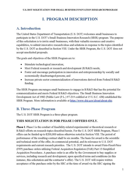 File:USDOT FY22 Phase I Solicitation.pdf