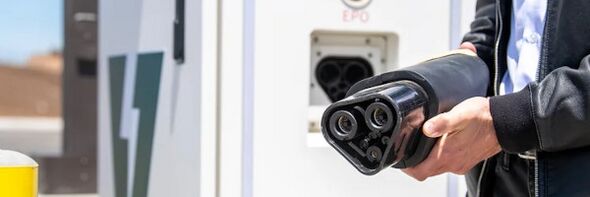 Megawatt Charging Dispenser located at WattEV's Bakersfield Charging Depot