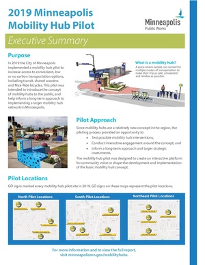 2020 Minneapolis Mobility Hubs Summary