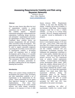 Assessing Requirements Volatility and Risk using Bayesian Networks.pdf
