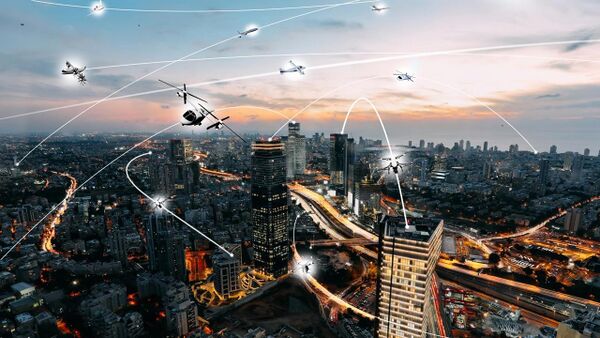 Figure 1. NASA’s Urban Air Mobility Concept