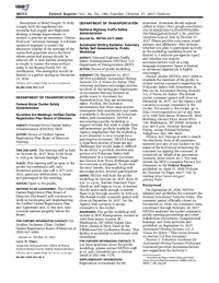 Automated Driving Systems: Voluntary Safety Self (ADS) technology